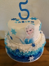 Elsa birthday cake