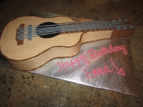Guitar cake!